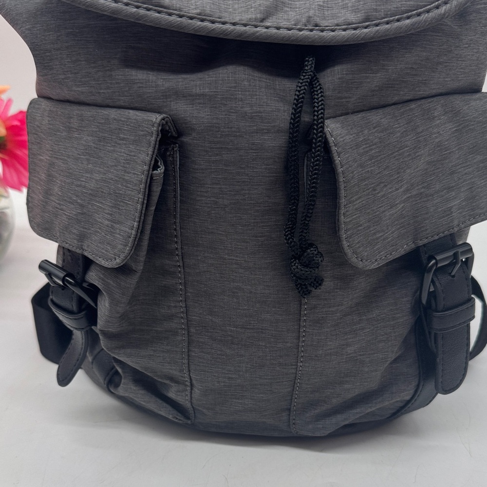 Calia Gray Backpack with drawstring Front Pockets - image 4